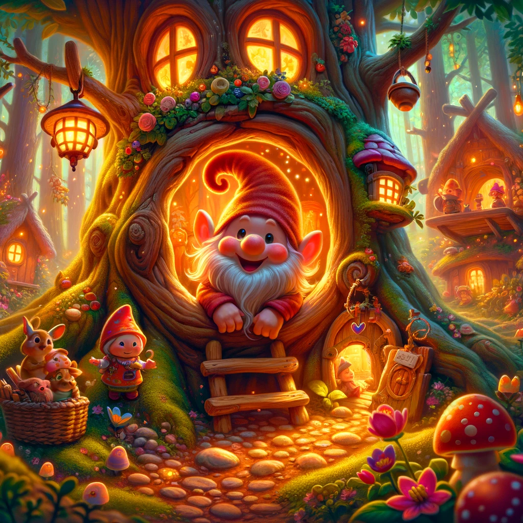 Pirrewitje, de Vriendelijke Kabouter van het Bos