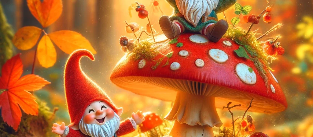 Kabouter Spinnewiel en de Rode Paddenstoel