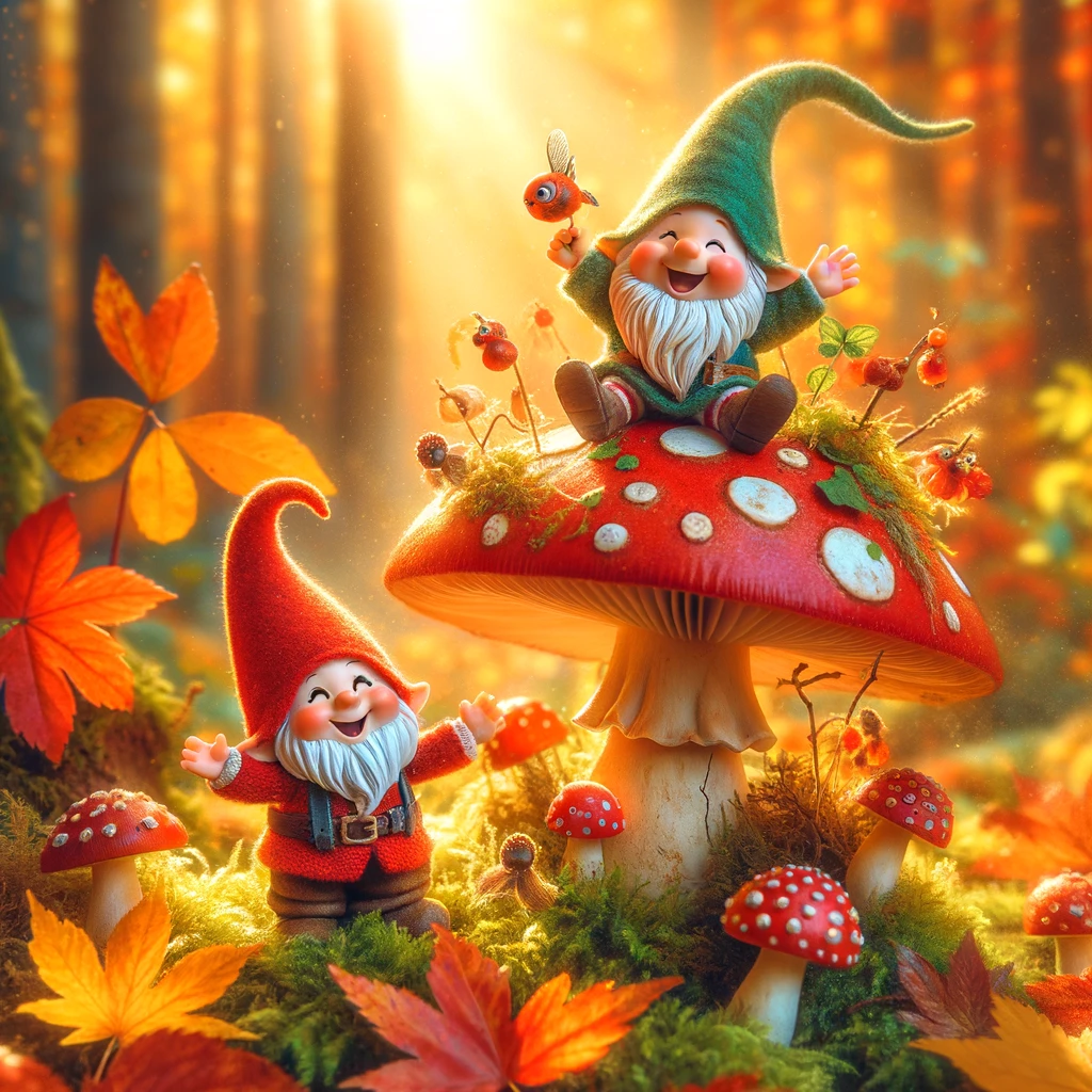 Kabouter Spinnewiel en de Rode Paddenstoel