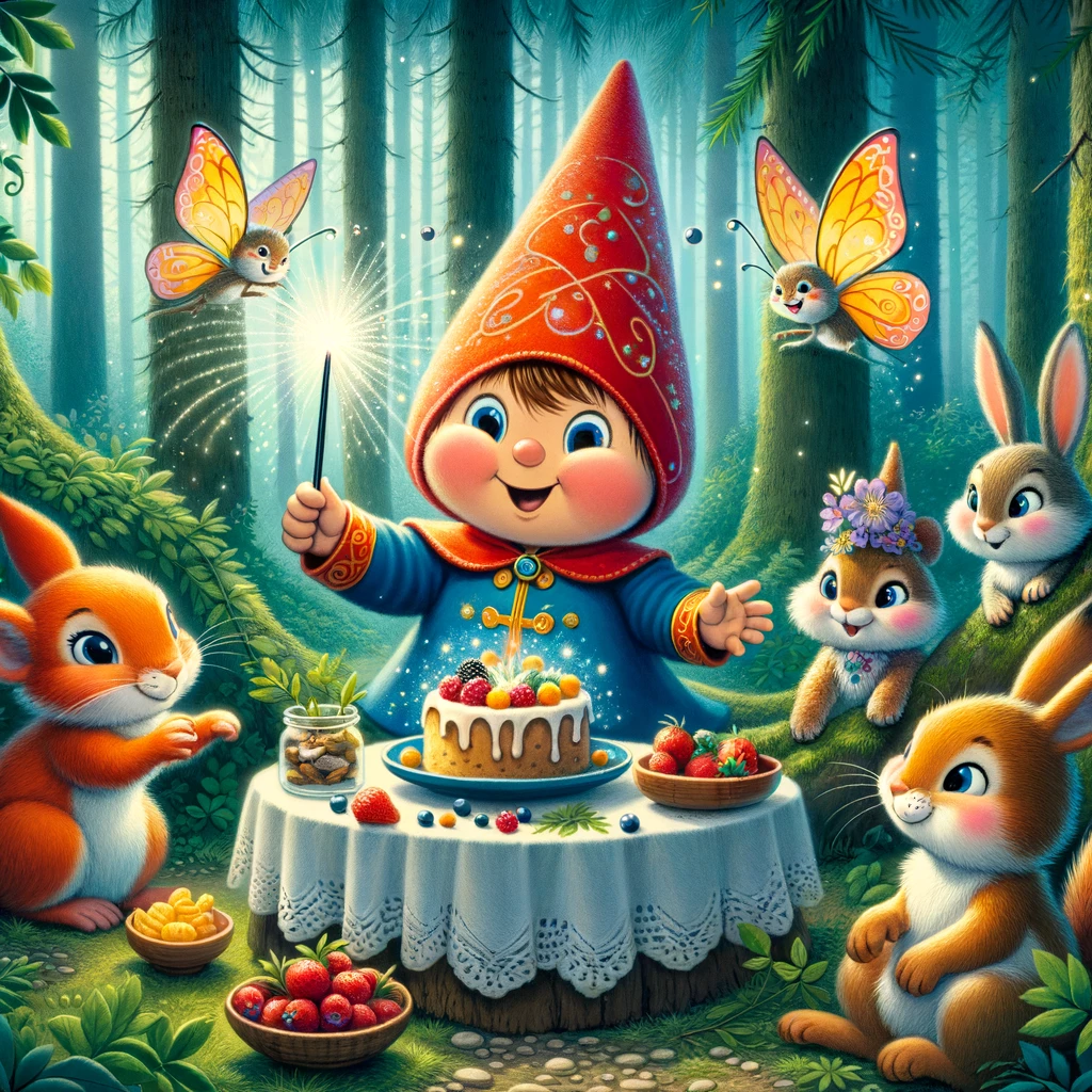 Kabouter Pirrewitje en het prachtige Verjaardagsfeest