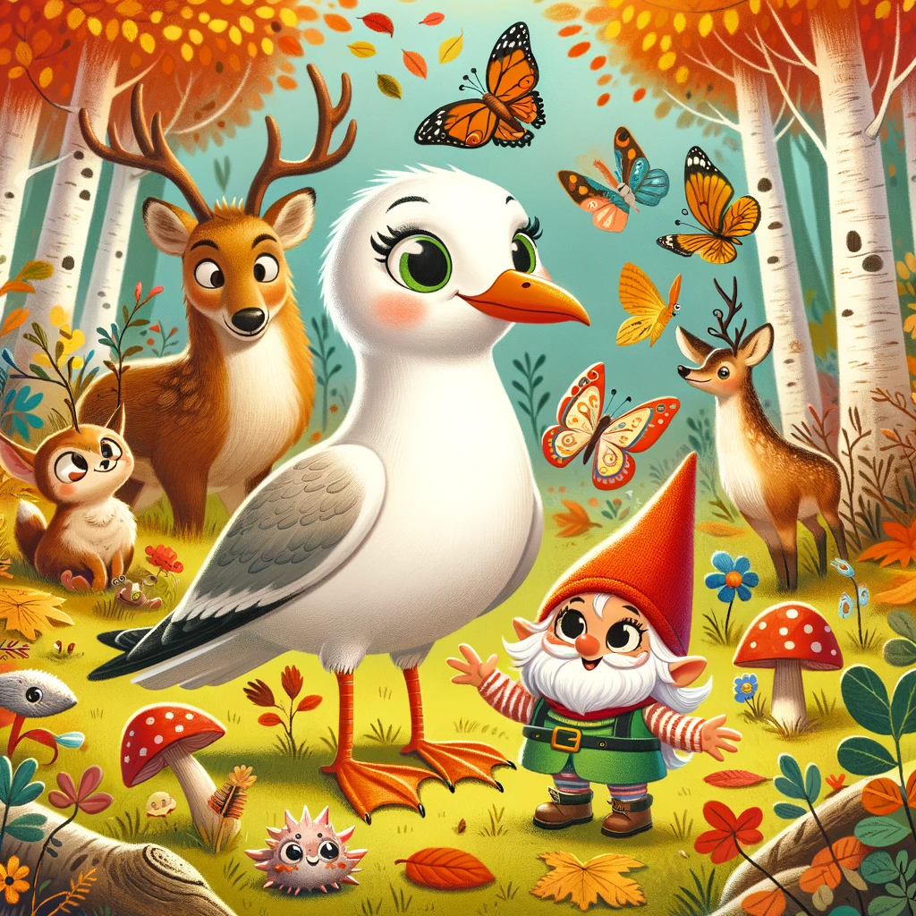 Het meeuwtje dat pas kon vliegen