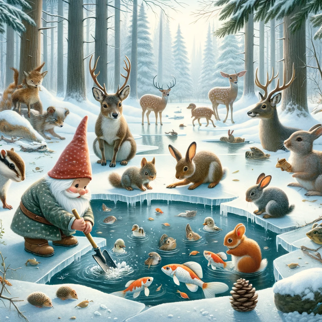 Pirrewitje en de bevroren vijver