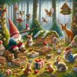 Hoe alle diertjes in het bos cadeautjes maken voor elkaar