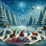 Sterretjes kijken en elkaar het beste wensen