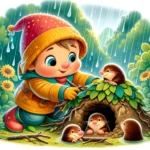 Pirrewitje helpt de molletjesfamilie