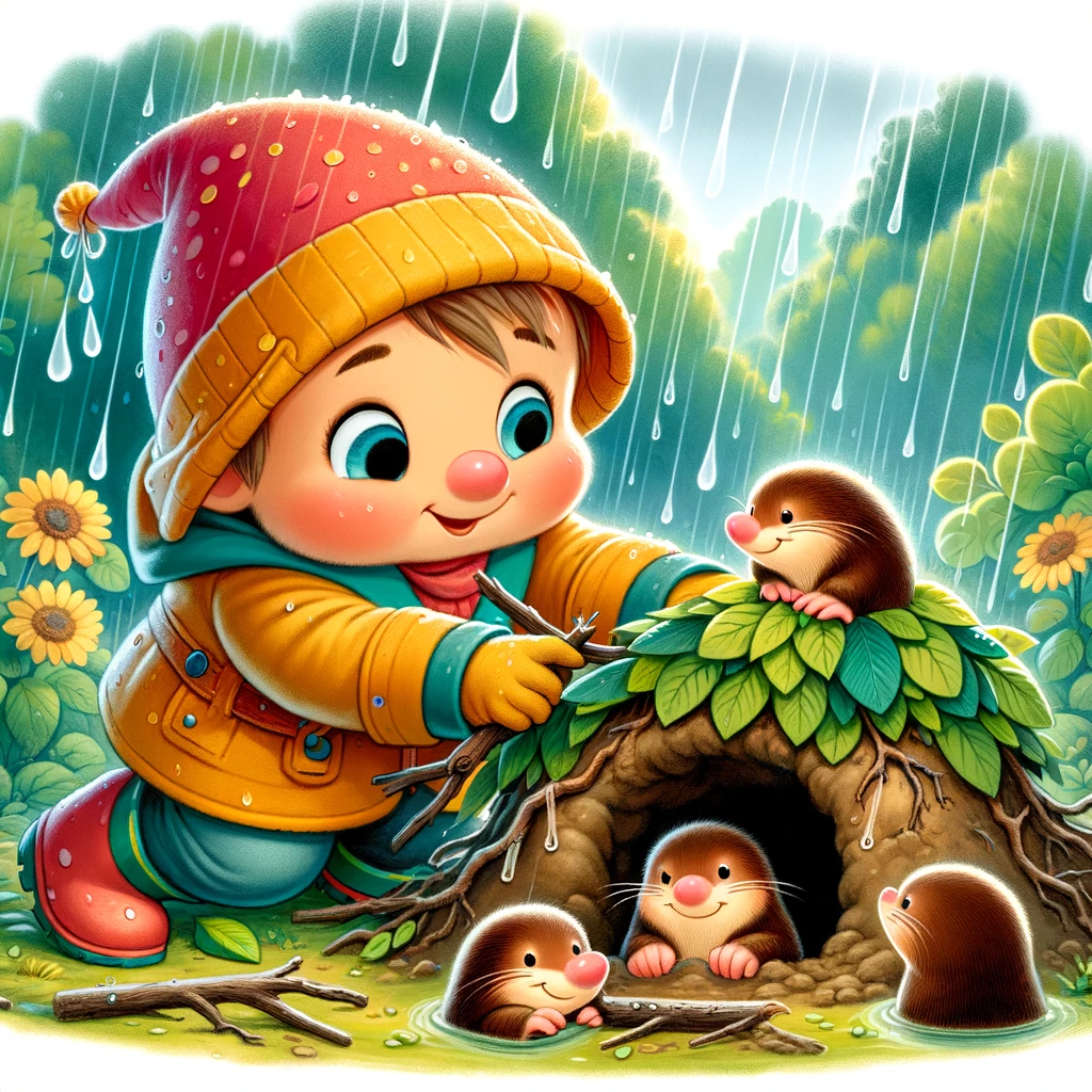 Pirrewitje helpt de molletjesfamilie