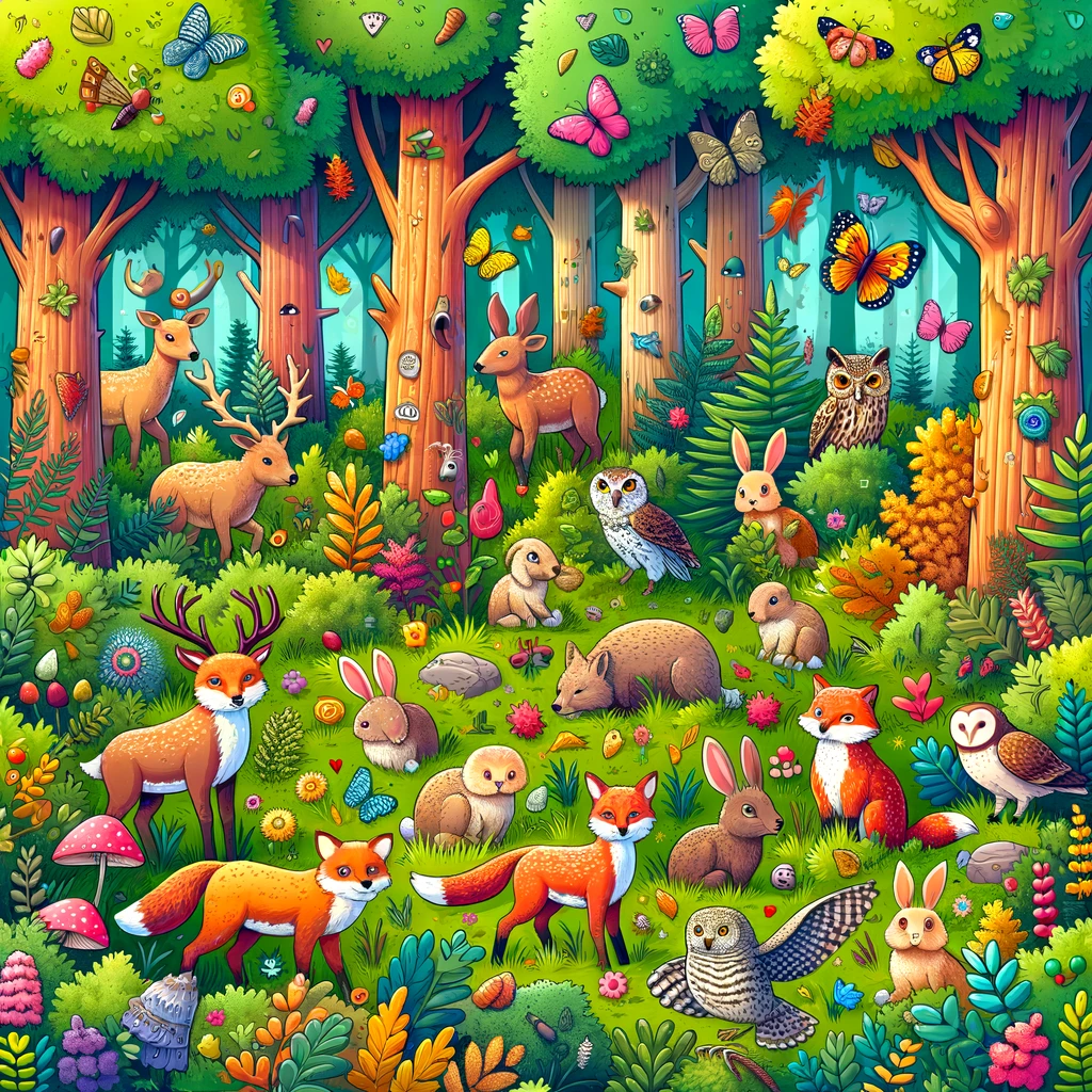 Welke diertjes zie je allemaal