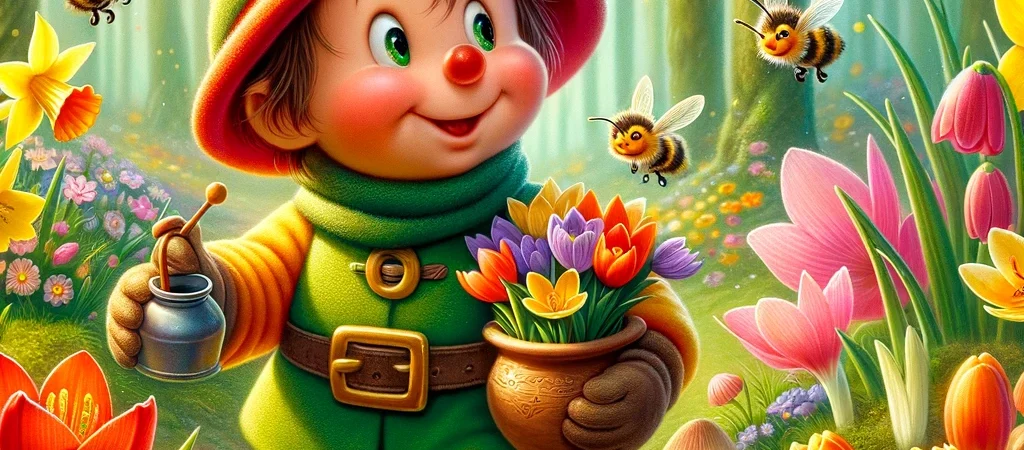 Pirrewitje, de hommels en de vroege lentebloempjes