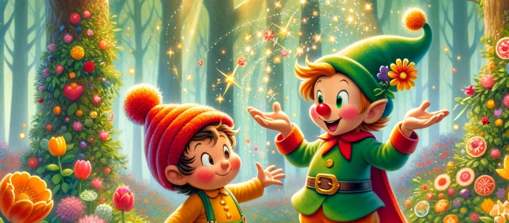 Pirrewitje komt een jongleur tegen