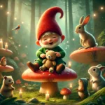 Pirrewitje zingt een slaapliedje voor een klein  beertje