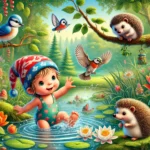 Pirrwitje gaat zwemmen