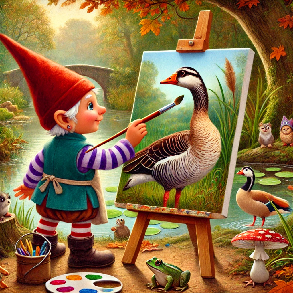 Pirrewitje schildert de nijlganzen