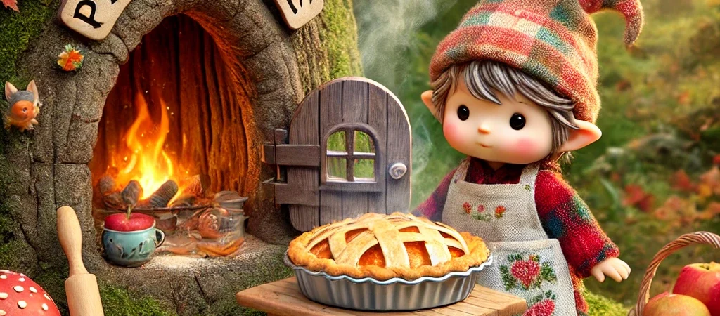 Pirrewitje bakt een appeltaart