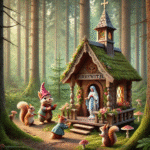 Pirrewitje bidt voor vrede in het bos