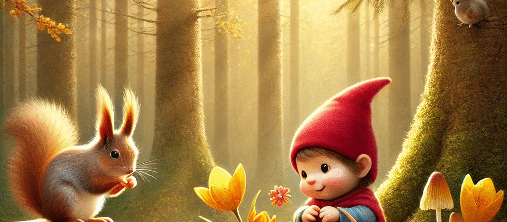 Herinnering aan oude vriendjes in het bos