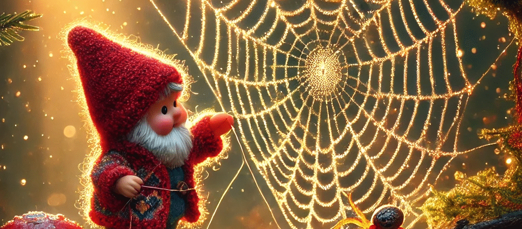 Pirrewitje en de glinsterende spinnenwebben