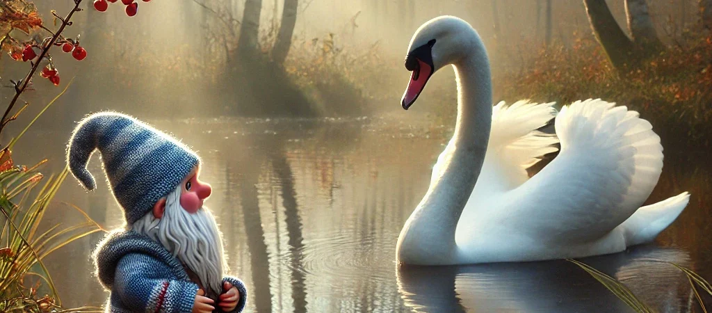 Pirrewitje en de prachtige witte zwaan 