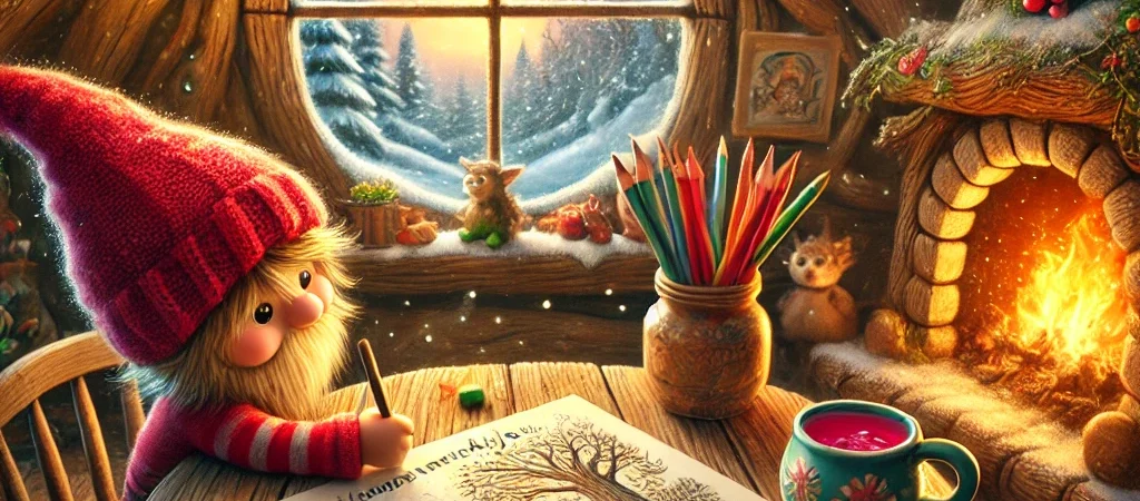 Pirrewitje Tekent voor Sinterklaas