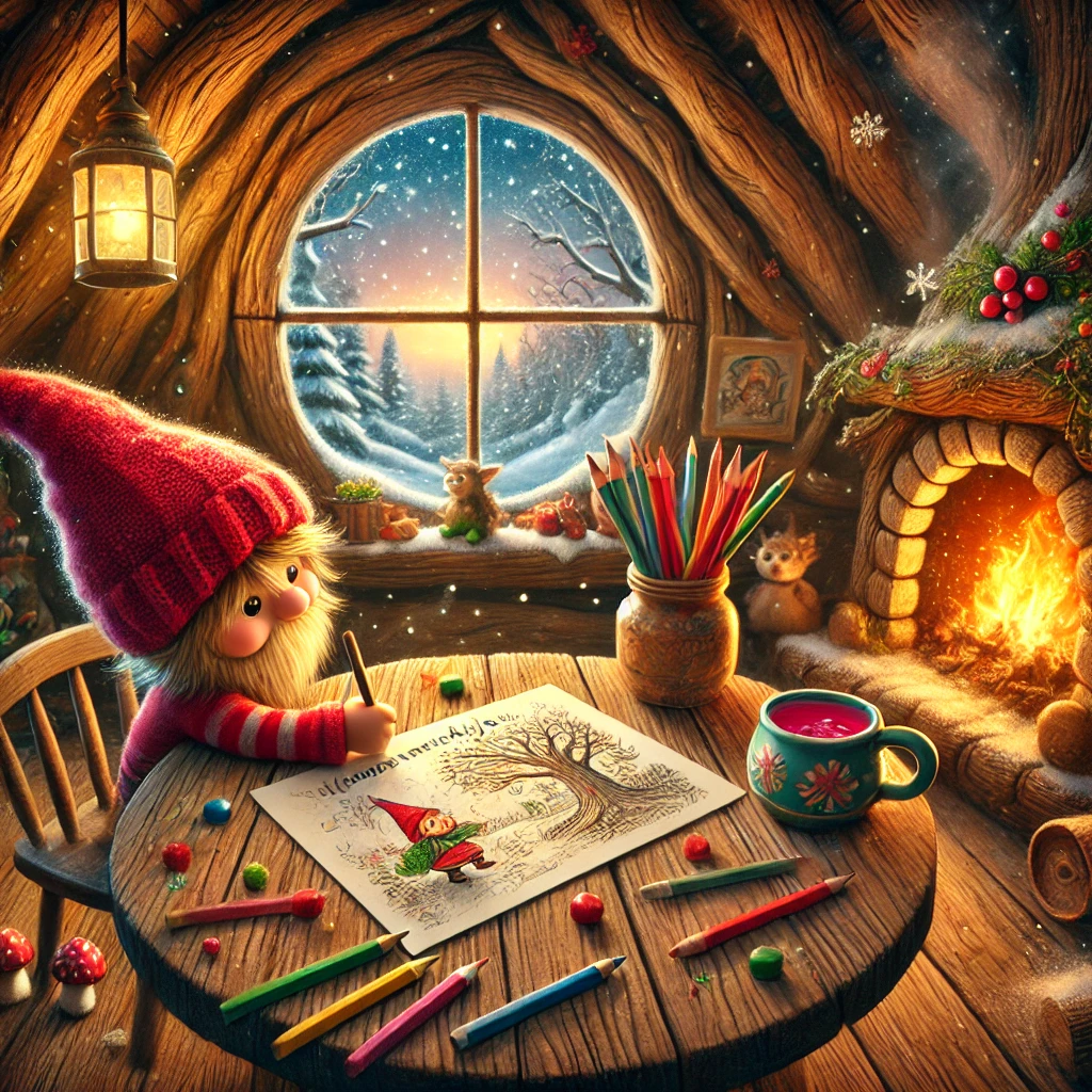 Pirrewitje Tekent voor Sinterklaas