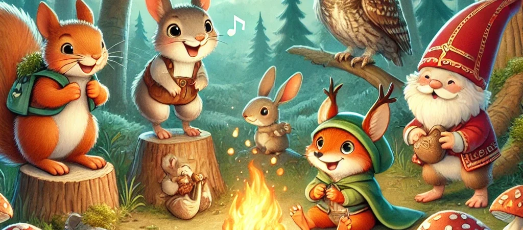 De Bosdieren en Sinterklaas