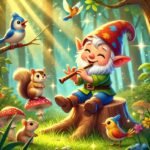 Pirrewitje fluit een vrolijk deuntje