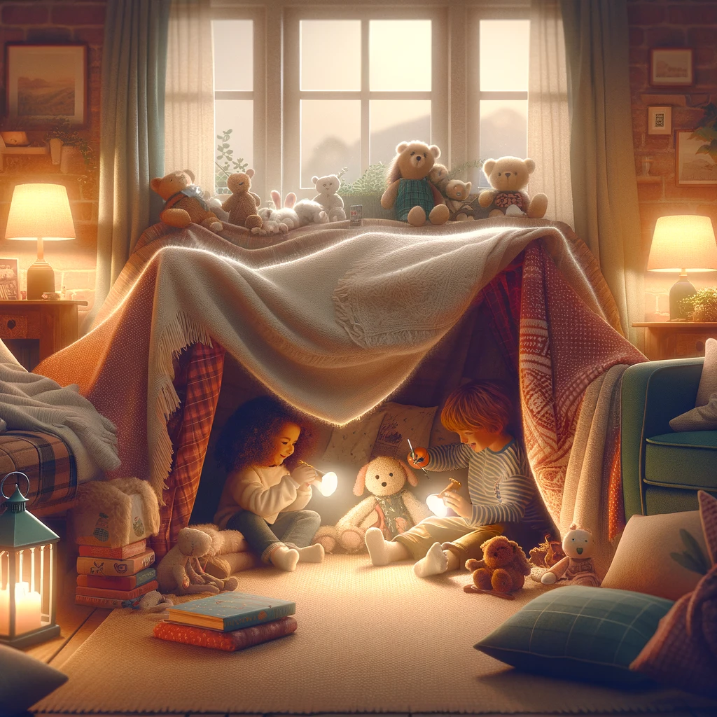 Fuzzy's Gezellige deken - Fort avontuur