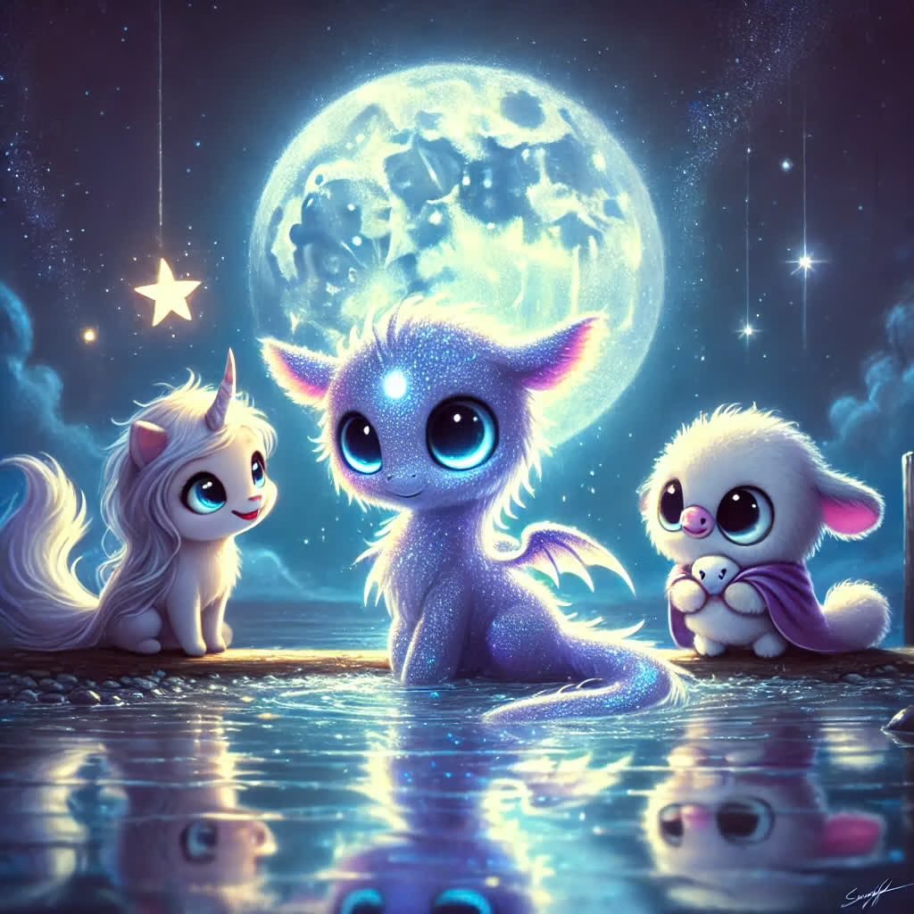 Luna, de vriendin van de maanverlichte zee